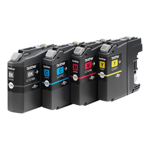 Brother LC121 Value Pack - Black, yellow, cyan, mage | LC121VALBP