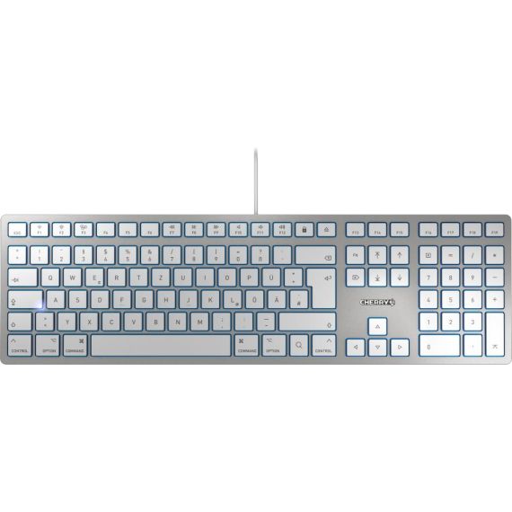 CHERRY KC 6000 SLIM FOR MAC - Keyboard - USB - Fren | JK-1610FR-1
