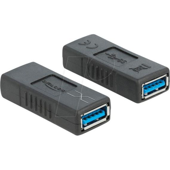 Delock - USB adapter - USB Type A (F) to USB Type A (F) - | 66641