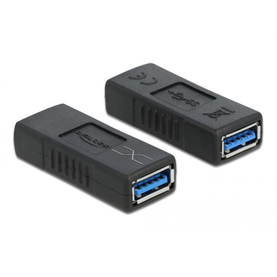 Delock - USB adapter - USB Type A (F) to USB Type A (F) - | 66641