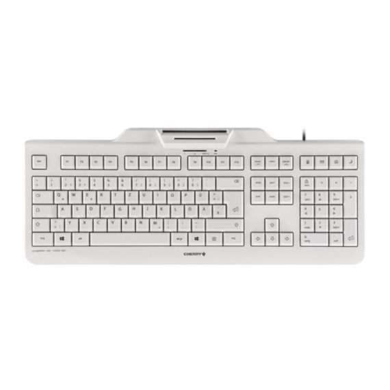 CHERRY KC 1000 SC - Keyboard - USB - Swiss - pale  | JK-A0100CH-0