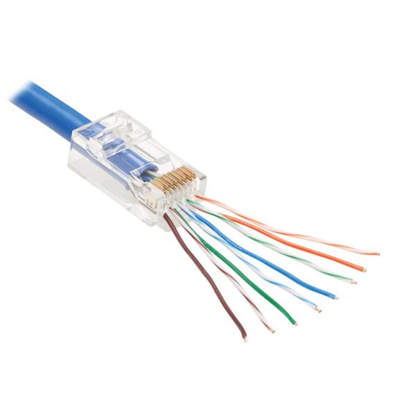 Eaton Tripp Lite Series Cat6 RJ45 Pass-Through UTP | N232-050-UTP