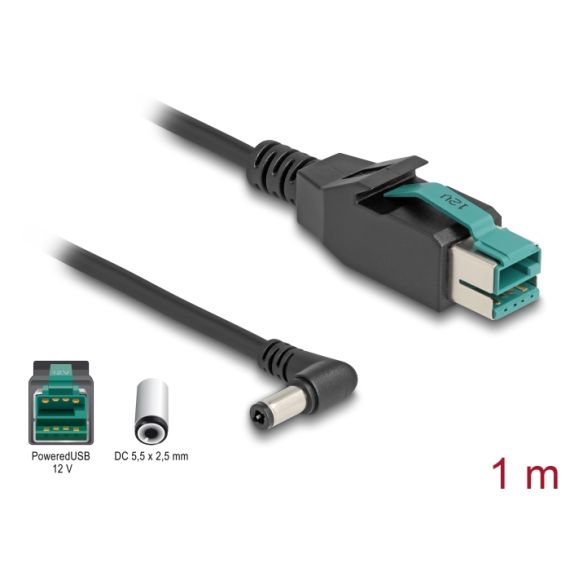 Delock - PoweredUSB cable - USB PlusPower (12 V) (M) to D | 80609