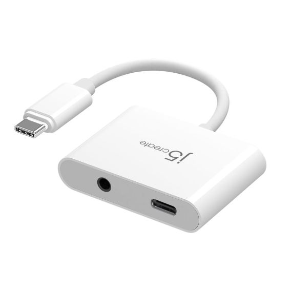 j5create JCA122 - USB-C to headphone jack / charging a | JCA122-N