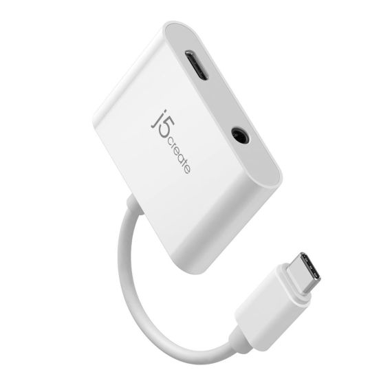 j5create JCA122 - USB-C to headphone jack / charging a | JCA122-N