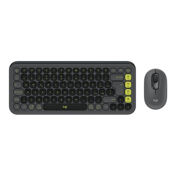 Logitech POP Icon Combo - Keyboard and mouse set - w | 920-013115