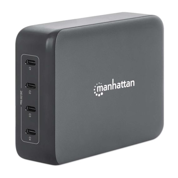 Manhattan Four USB-C PD Ports with up to 140 W per Port, | 102667