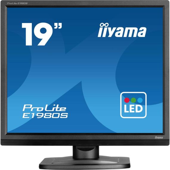 iiyama ProLite E1980S-B1 - LED monitor - 19" - 1280 x 1024 @ 75 H
