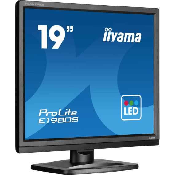 iiyama ProLite E1980S-B1 - LED monitor - 19" - 1280 x 1024 @ 75 H