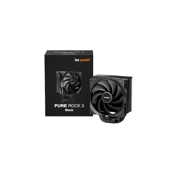 Be Quiet! Pure Rock 3 CPU Kühler für Intel und AMD schwar | BK039