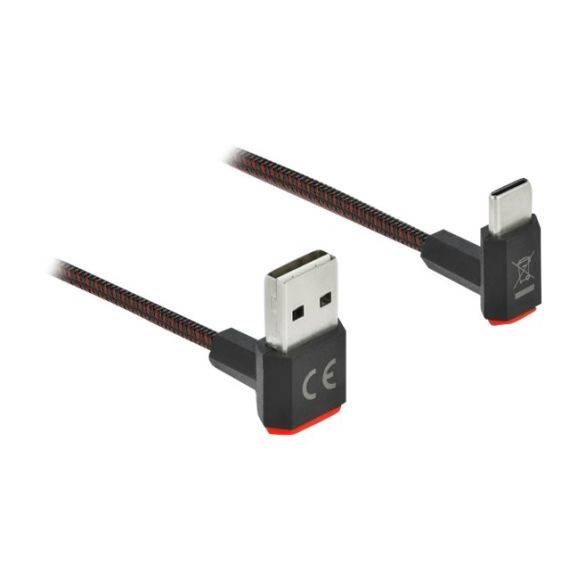 Delock Easy - USB cable - USB (M) up/down angled, reversi | 85274