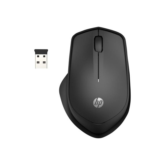 HP Silent 280M - Mouse - wireless - USB wireless re | 19U64AA#ABB