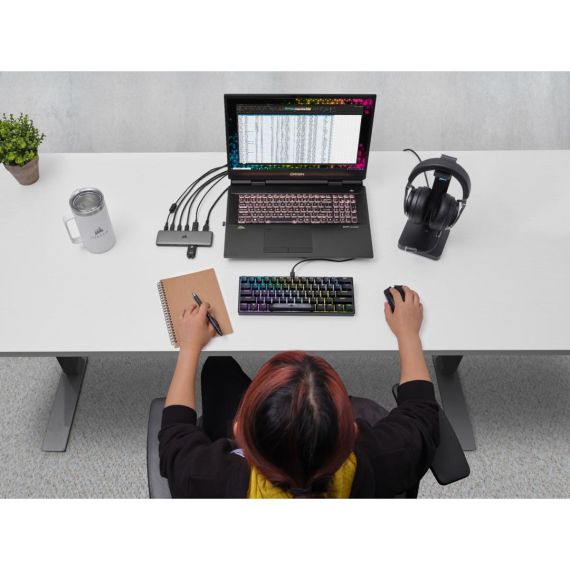 CORSAIR USB100 - Hub - 4 x SuperSpeed USB 3.0 + 3 | CU-9000003-EU