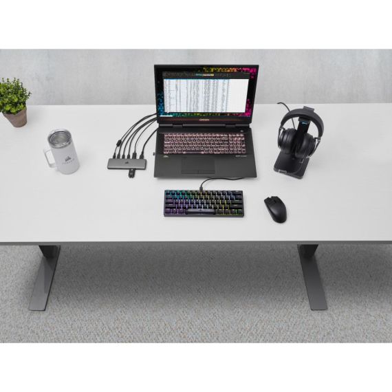 CORSAIR USB100 - Hub - 4 x SuperSpeed USB 3.0 + 3 | CU-9000003-EU