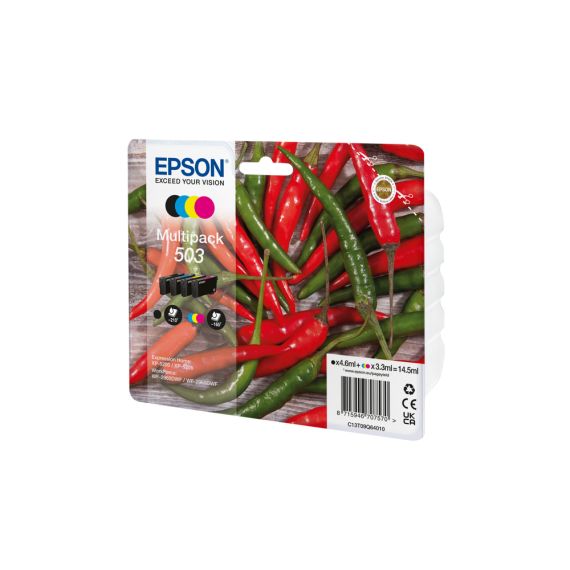 Epson 503 Multipack - 4-pack - black, yellow, cyan | C13T09Q64010
