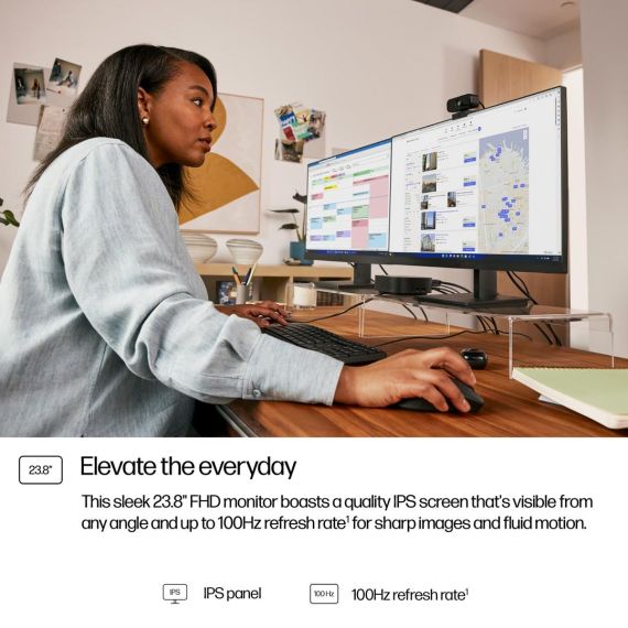 HP 324pf - Series 3 Pro - LED monitor - 24" (23.8"  | 9U5J5UT#ABB