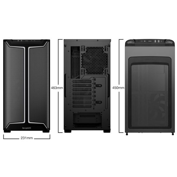 be quiet! Pure Base 501 DX Black, Midi Tower, PC, Black,  | BGW76