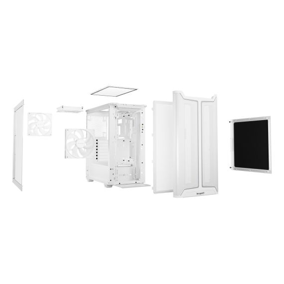 be quiet! Pure Base 501 DX White, Midi Tower, PC, White,  | BGW77