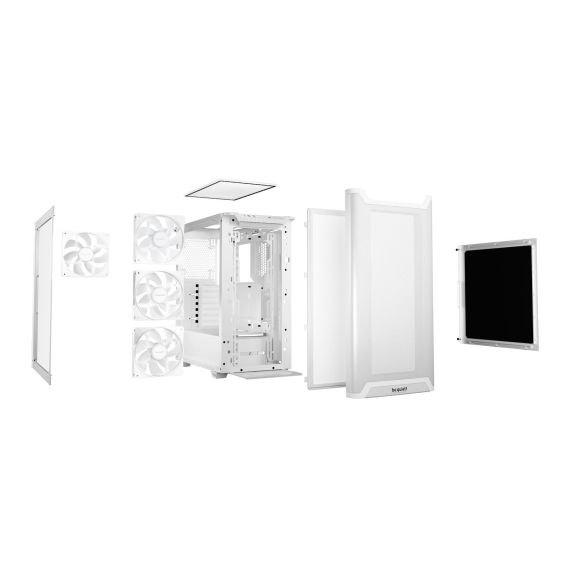 be quiet! Pure Base 501 LX White, Midi Tower, PC, White,  | BGW79