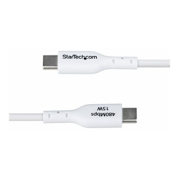 StarTech.com 3ft (1m) White USB-A to USB-C Chargi | USB2AC1MNCWHE