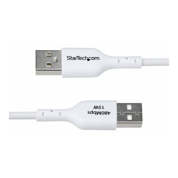 StarTech.com 3ft (1m) White USB-A to USB-C Chargi | USB2AC1MNCWHE
