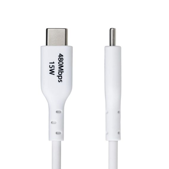 StarTech.com 3ft (1m) White USB-A to USB-C Chargi | USB2AC1MNCWHE