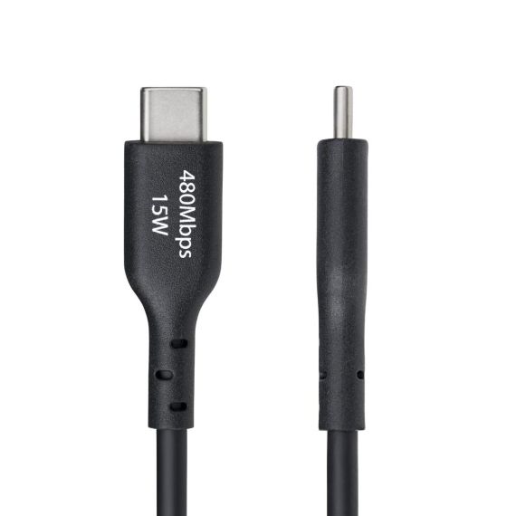 StarTech.com 2m (6.6ft) USB-A to USB-C Charging Cabl | USB2AC2MNC