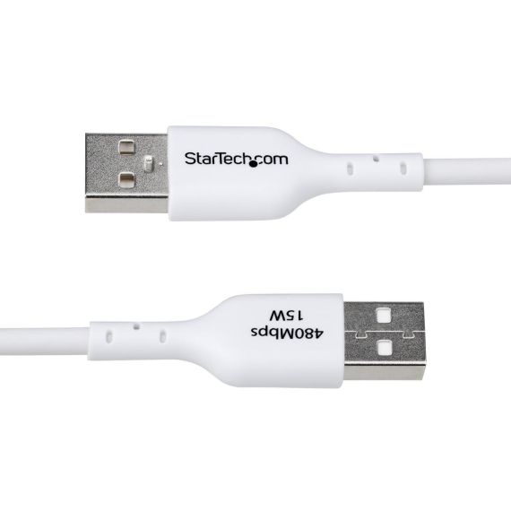 StarTech.com 2m (6.6ft) White USB-A to USB-C Char | USB2AC2MNCWHE
