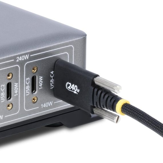 USB cable - 24 pin USB-C (M) straight/lock | S2CEPR3M-USBSL-CABLE