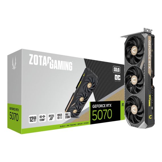 Zotac GAMING GeForce RTX 5070 SOLID OC, GeForce  | ZT-B50700J-10P