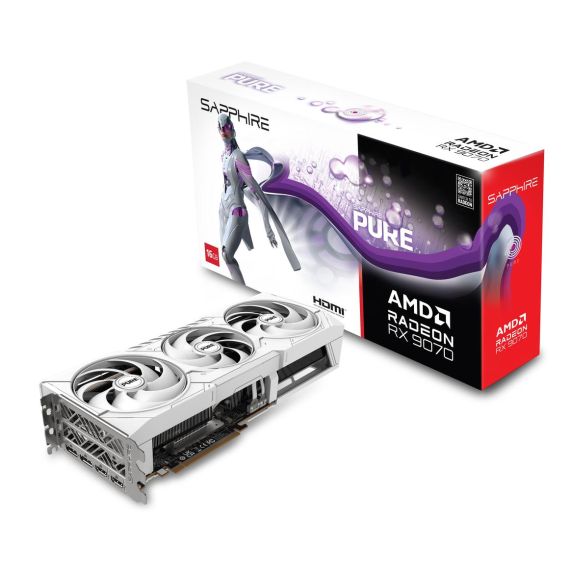 Sapphire PURE Radeon RX 9070, Radeon RX 9070, 16 G | 11349-02-20G