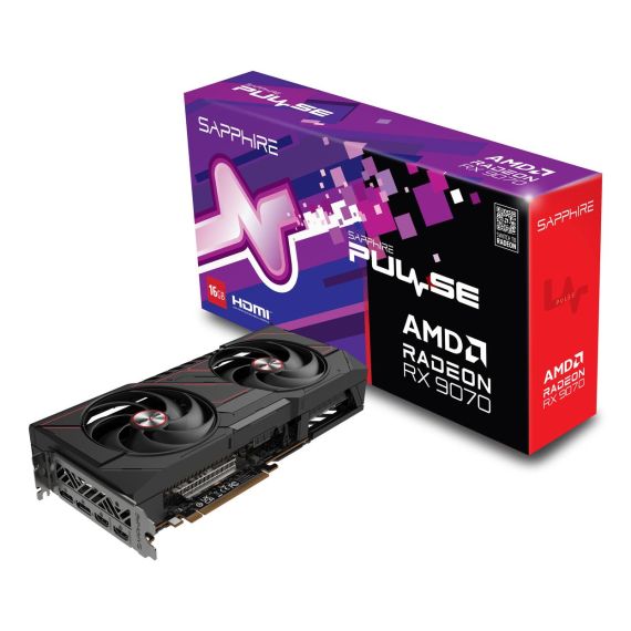 Sapphire PULSE Radeon RX 9070, Radeon RX 9070, 16  | 11349-03-20G