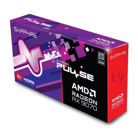 Sapphire PULSE Radeon RX 9070, Radeon RX 9070, 16  | 11349-03-20G