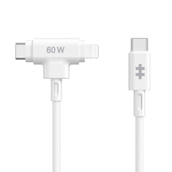HyperJuice - Lightning cable - 24 pin USB-C male to  | HJ4010WHGL
