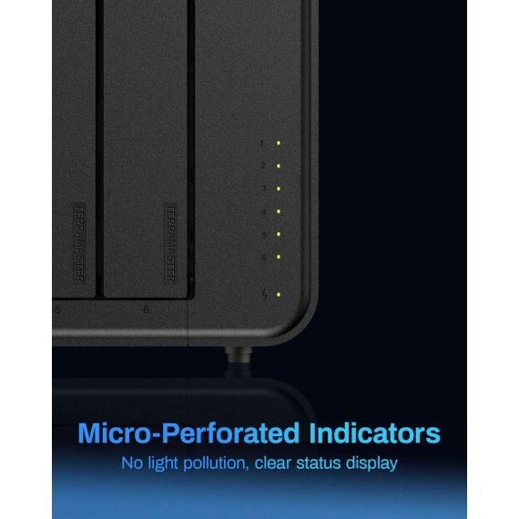 TerraMaster F6-424 SMB NAS 6-Bay - High Performance 6 Bay NASThe