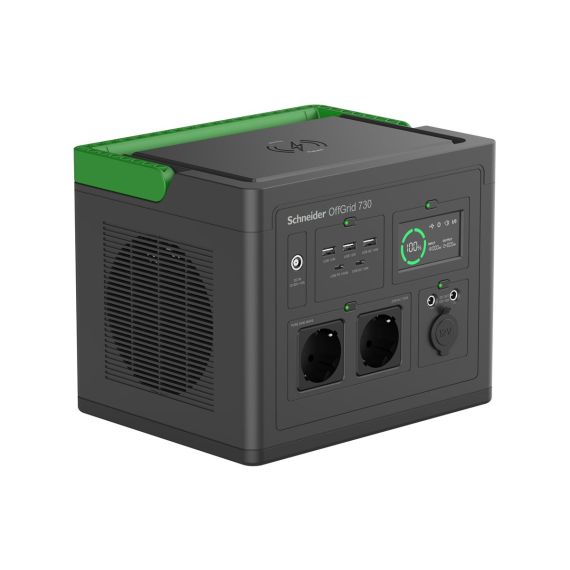 LCD, lithium-ion, 2 CEE 7/3 schuko outlets,sinewave,  | PPS730-GR