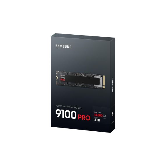 Samsung 9100 PRO SSD NVMe M.2 4TB PCIe 5.0 14.800 M | MZ-VAP4T0BW