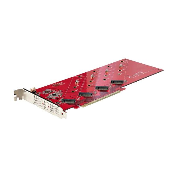 StarTech.com Quad M.2 PCIe Adapter Card, x1 | QUAD-M2-PCIE-CARD-B