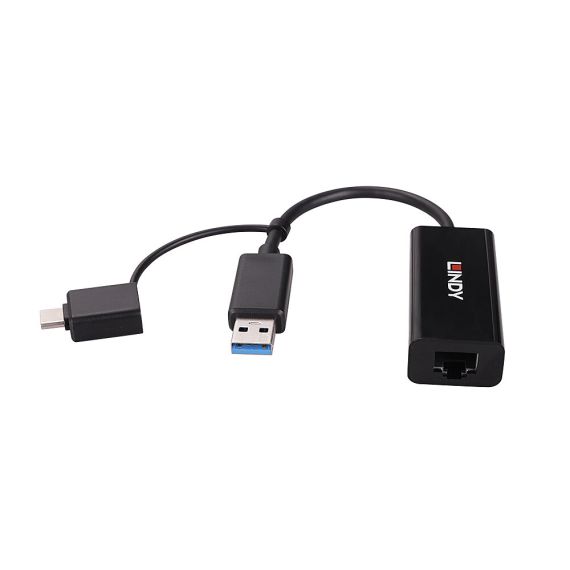 Lindy USB 3.2 Gen 1 Gigabit Ethernet Converter / Wired /  | 43412