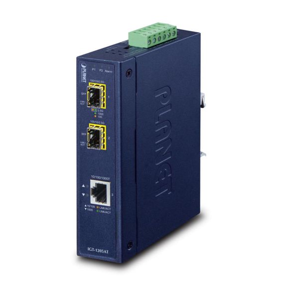 PLANET IGT-1205AT - Fibre media converter - GigE - 10Base-T, 100B