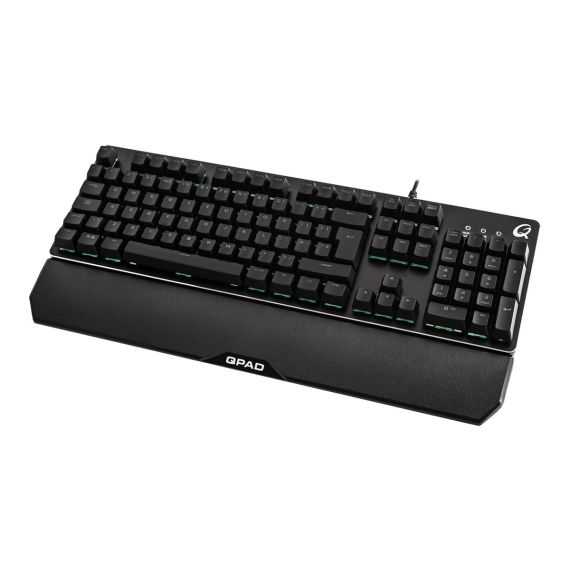 QPAD MK-40 - Keyboard - backlit - USB - German | 9J.P7N81.K0G