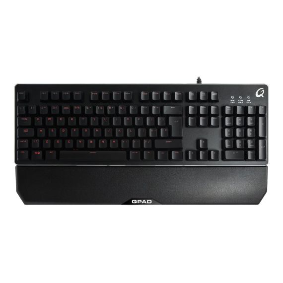 QPAD MK-40 - Keyboard - backlit - USB - German | 9J.P7N81.K0G