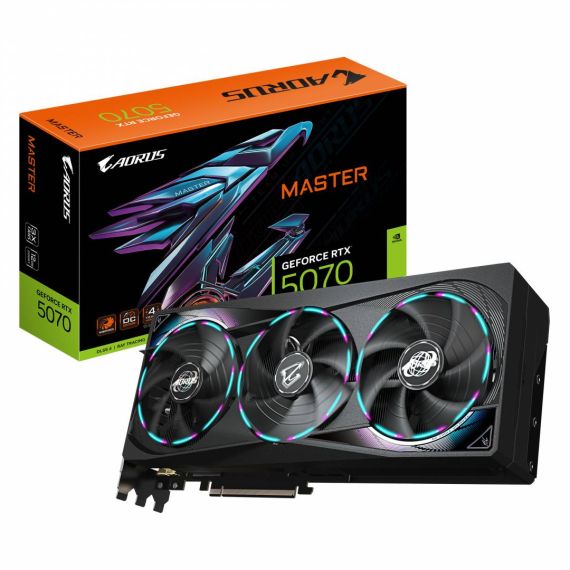 AORUS GeForce RTX 5070 MASTER 12G Graphics GVN5070AORUS M12GD
