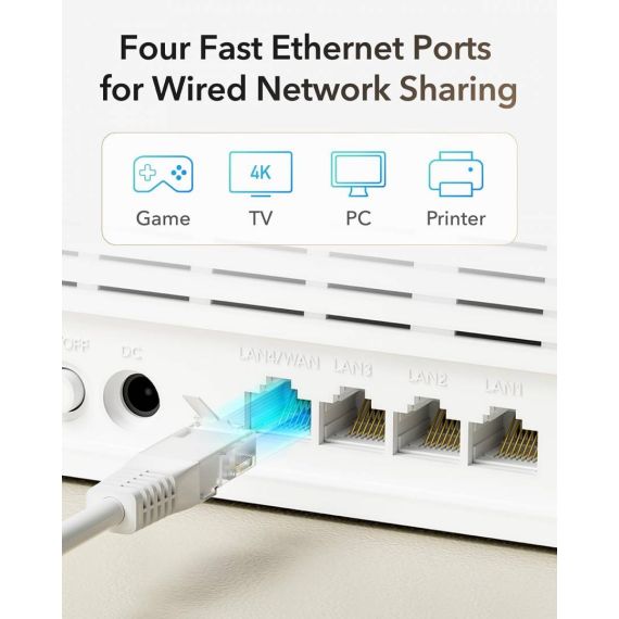 CUDY N300 WiFi 4G LTECat4 Router LT400E Router 0.3 LT400E