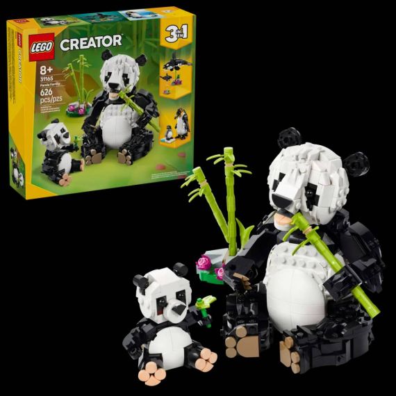 LEGO Creator 3-in-1 Wild Animals Panda Familye 31165