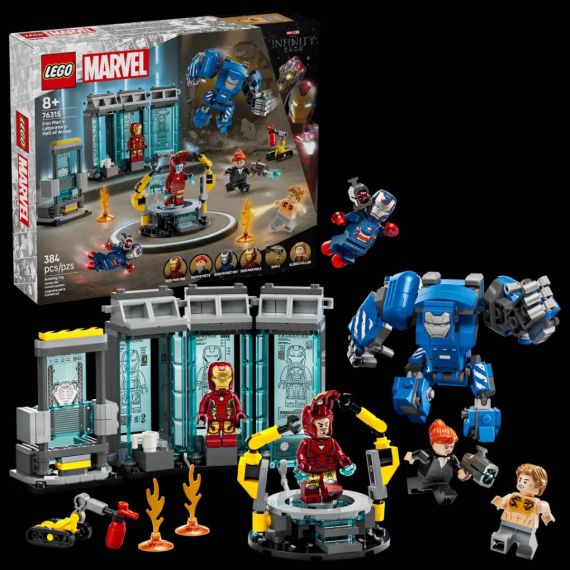 LEGO Iron Man's Laboratory Hall of Armor 76315