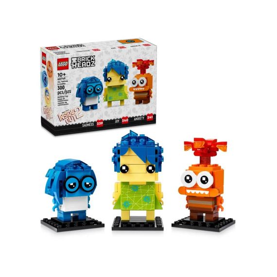 LEGO BRICKHEADZ Joy, Sadness & Anxiety 40749