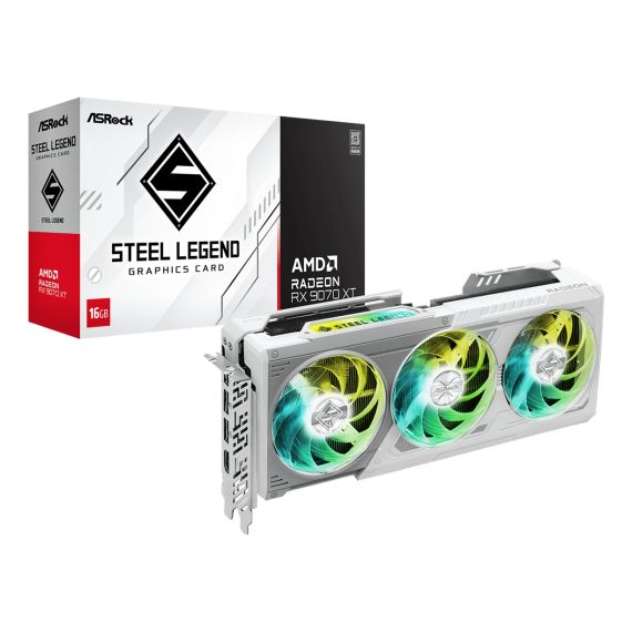 Asrock Steel Legend Radeon RX 9070 XT, Radeon  | 90-GA5DZZ-00UANF