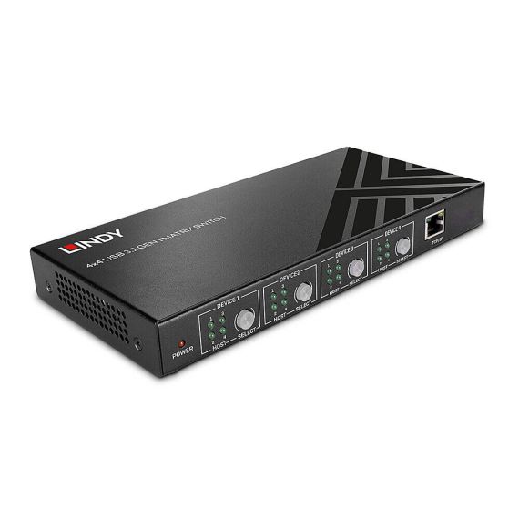 Lindy 4x4 USB 3.2 Gen 1 Matrix Switch - 3.0 | 43406