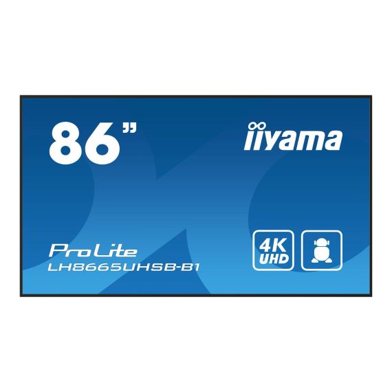 iiyama ProLite LH8665UHSB-B1 - 86" Diagonal Class LED-backlit LCD